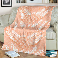Apricot Mermaid Puakenikeni Maile Lei Blanket LT01 - Polynesian Pride
