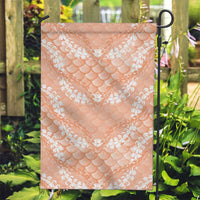 Apricot Mermaid Puakenikeni Maile Lei Garden Flag LT01 Garden Flag Apricot - Polynesian Pride