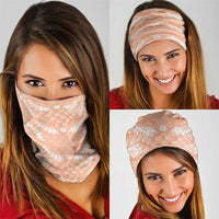 Apricot Mermaid Puakenikeni Maile Lei Neck Gaiter LT01 - Polynesian Pride