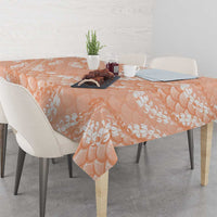 Apricot Mermaid Puakenikeni Maile Lei Tablecloth LT01 - Polynesian Pride