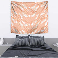 Apricot Mermaid Puakenikeni Maile Lei Tapestry LT01 - Polynesian Pride