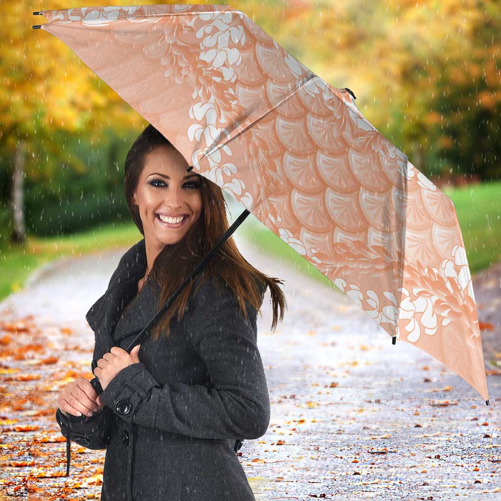 Apricot Mermaid Puakenikeni Maile Lei Umbrella LT01 - Polynesian Pride