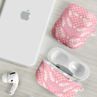 Soft Pink Mermaid Puakenikeni Maile Lei AirPods Case LT01 - Polynesian Pride