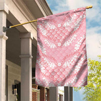 Soft Pink Mermaid Puakenikeni Maile Lei Garden Flag LT01 House Flag Pink - Polynesian Pride