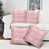 Soft Pink Mermaid Puakenikeni Maile Lei Pillow Cover LT01 - Polynesian Pride