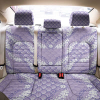 Lilac Mermaid Puakenikeni Maile Lei Back Car Seat Cover LT01 - Polynesian Pride