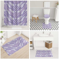 Lilac Mermaid Puakenikeni Maile Lei Bathroom Set LT01 - Polynesian Pride