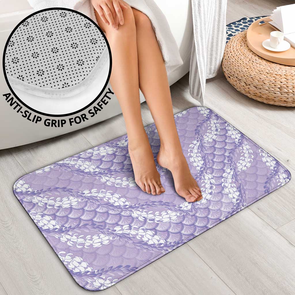 Lilac Mermaid Puakenikeni Maile Lei Bathroom Set LT01 - Polynesian Pride