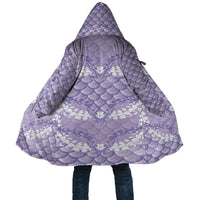 Lilac Mermaid Puakenikeni Maile Lei Cloak LT01 Unisex Purple - Polynesian Pride