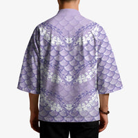 Lilac Mermaid Puakenikeni Maile Lei Kimono LT01 - Polynesian Pride