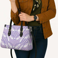Lilac Mermaid Puakenikeni Maile Lei Leather Bag LT01 - Polynesian Pride