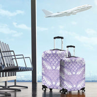 Lilac Mermaid Puakenikeni Maile Lei Luggage Cover LT01 - Polynesian Pride