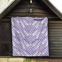 Lilac Mermaid Puakenikeni Maile Lei Quilt LT01 - Polynesian Pride