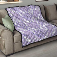 Lilac Mermaid Puakenikeni Maile Lei Quilt LT01 - Polynesian Pride