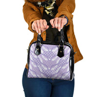 Lilac Mermaid Puakenikeni Maile Lei Shoulder Handbag LT01 One Size Purple - Polynesian Pride
