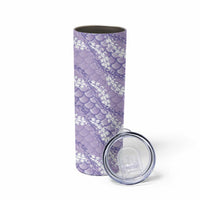 Lilac Mermaid Puakenikeni Maile Lei Skinny Tumbler
