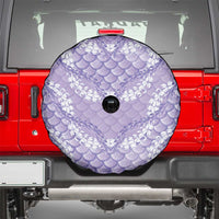 Lilac Mermaid Puakenikeni Maile Lei Spare Tire Cover LT01 - Polynesian Pride