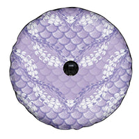 Lilac Mermaid Puakenikeni Maile Lei Spare Tire Cover LT01 - Polynesian Pride