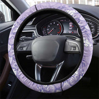 Lilac Mermaid Puakenikeni Maile Lei Steering Wheel Cover LT01 - Polynesian Pride
