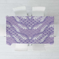 Lilac Mermaid Puakenikeni Maile Lei Tablecloth LT01 Purple - Polynesian Pride