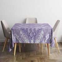 Lilac Mermaid Puakenikeni Maile Lei Tablecloth LT01 - Polynesian Pride