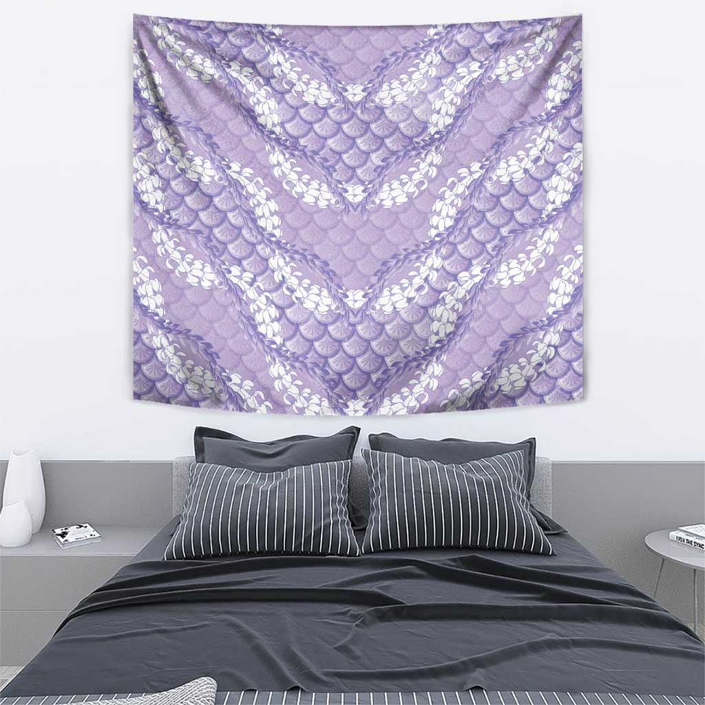Lilac Mermaid Puakenikeni Maile Lei Tapestry LT01 - Polynesian Pride