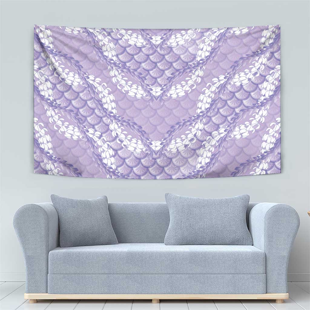 Lilac Mermaid Puakenikeni Maile Lei Tapestry LT01 - Polynesian Pride