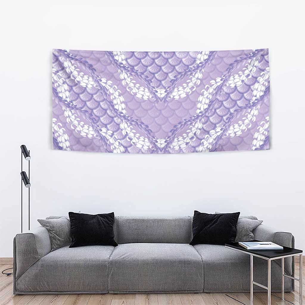 Lilac Mermaid Puakenikeni Maile Lei Tapestry LT01 - Polynesian Pride