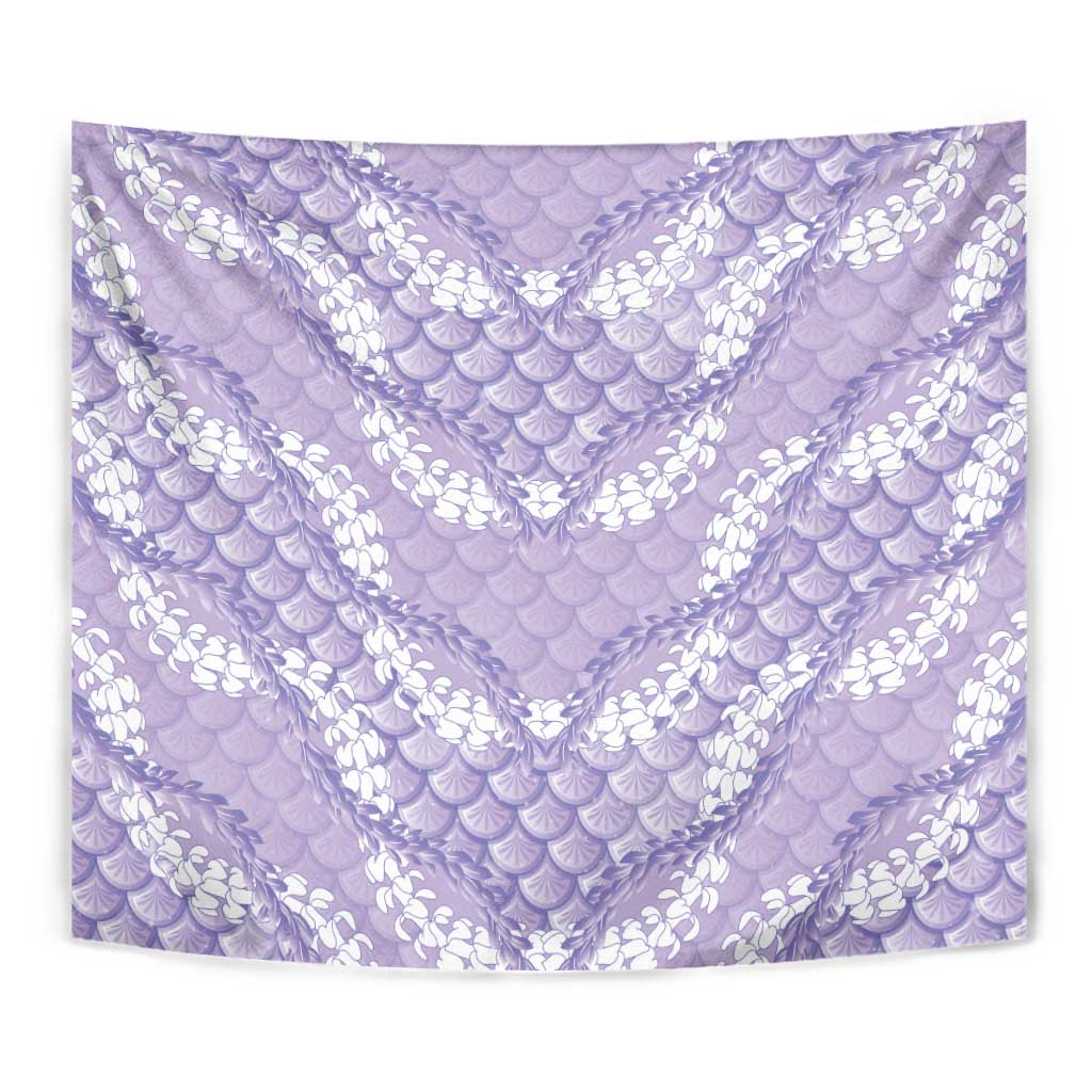 Lilac Mermaid Puakenikeni Maile Lei Tapestry LT01 - Polynesian Pride