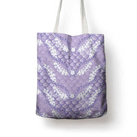 Lilac Mermaid Puakenikeni Maile Lei Tote Bag