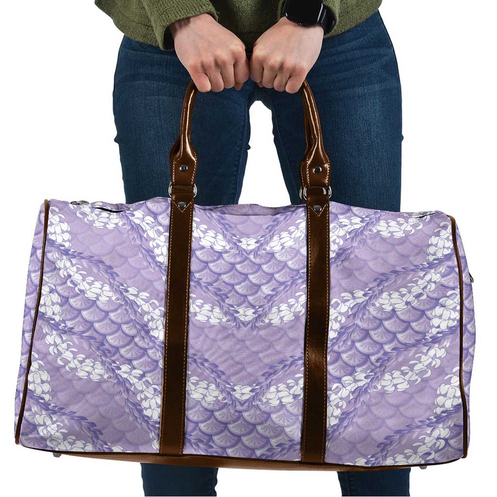 Lilac Mermaid Puakenikeni Maile Lei Travel Bag LT01 Purple - Polynesian Pride