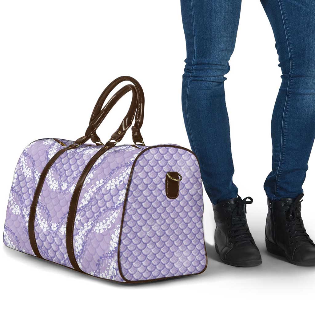 Lilac Mermaid Puakenikeni Maile Lei Travel Bag LT01 - Polynesian Pride