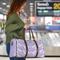Lilac Mermaid Puakenikeni Maile Lei Travel Bag LT01 - Polynesian Pride