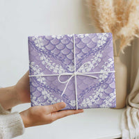 Lilac Mermaid Puakenikeni Maile Lei Wrapping Paper LT01 - Polynesian Pride