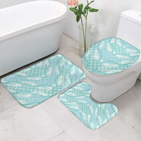 Light Turquoise Mermaid Puakenikeni Maile Lei Bathroom Set LT01 - Polynesian Pride