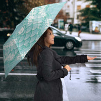 Light Turquoise Mermaid Puakenikeni Maile Lei Umbrella LT01 - Polynesian Pride
