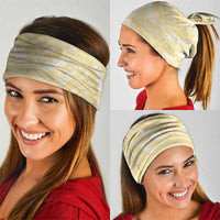Pastel Yellow Mermaid Puakenikeni Maile Lei Neck Gaiter LT01 - Polynesian Pride