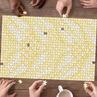 Pastel Yellow Mermaid Puakenikeni Maile Lei Puzzle LT01 - Polynesian Pride