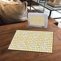 Pastel Yellow Mermaid Puakenikeni Maile Lei Puzzle LT01 - Polynesian Pride