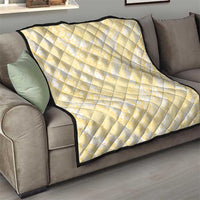 Pastel Yellow Mermaid Puakenikeni Maile Lei Quilt LT01 - Polynesian Pride