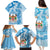 Personalised Fiji Day Family Matching Puletasi and Hawaiian Shirt Fijian Map Hibiscus Tapa Pattern LT01