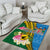 Malampa Fiji Day Area Rug Tropical Tapa Pattern