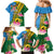 Personalised Malampa Fiji Day Family Matching Mermaid Dress and Hawaiian Shirt Tropical Tapa Pattern