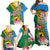 Personalised Malampa Fiji Day Family Matching Off Shoulder Maxi Dress and Hawaiian Shirt Tropical Tapa Pattern