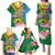 Personalised Malampa Fiji Day Family Matching Puletasi and Hawaiian Shirt Tropical Tapa Pattern