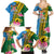 Personalised Malampa Fiji Day Family Matching Summer Maxi Dress and Hawaiian Shirt Tropical Tapa Pattern