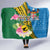 Malampa Fiji Day Hooded Blanket Tropical Tapa Pattern