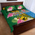 Malampa Fiji Day Quilt Bed Set Tropical Tapa Pattern