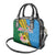 Malampa Fiji Day Shoulder Handbag Tropical Tapa Pattern