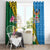 Malampa Fiji Day Window Curtain Tropical Tapa Pattern